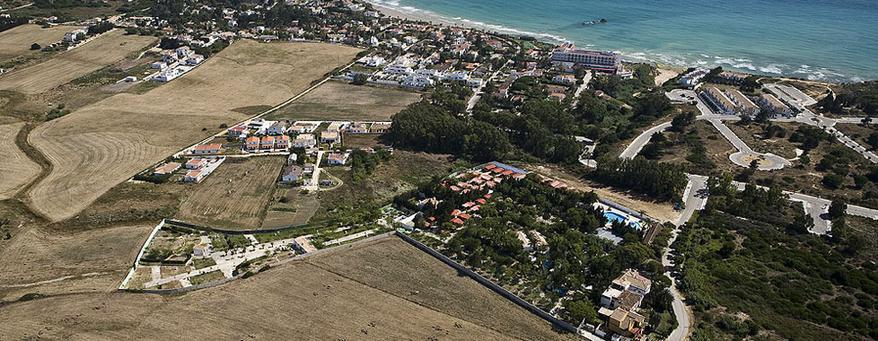 Vista Áerea, Camping Fuente del Gallo