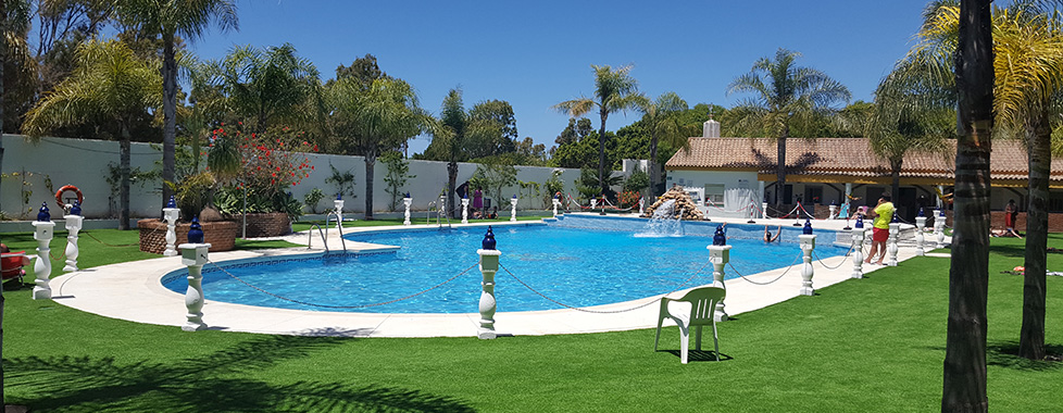 Vista Piscina Camping